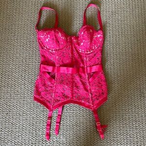 Stunning red VS corset